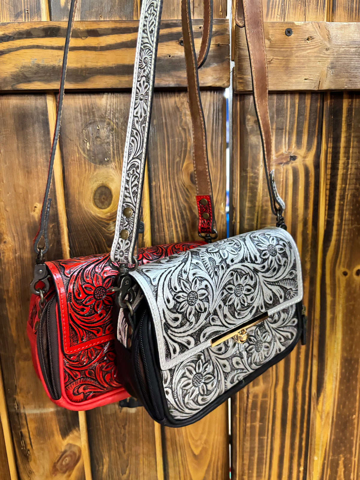 The Tooled Messenger Bag