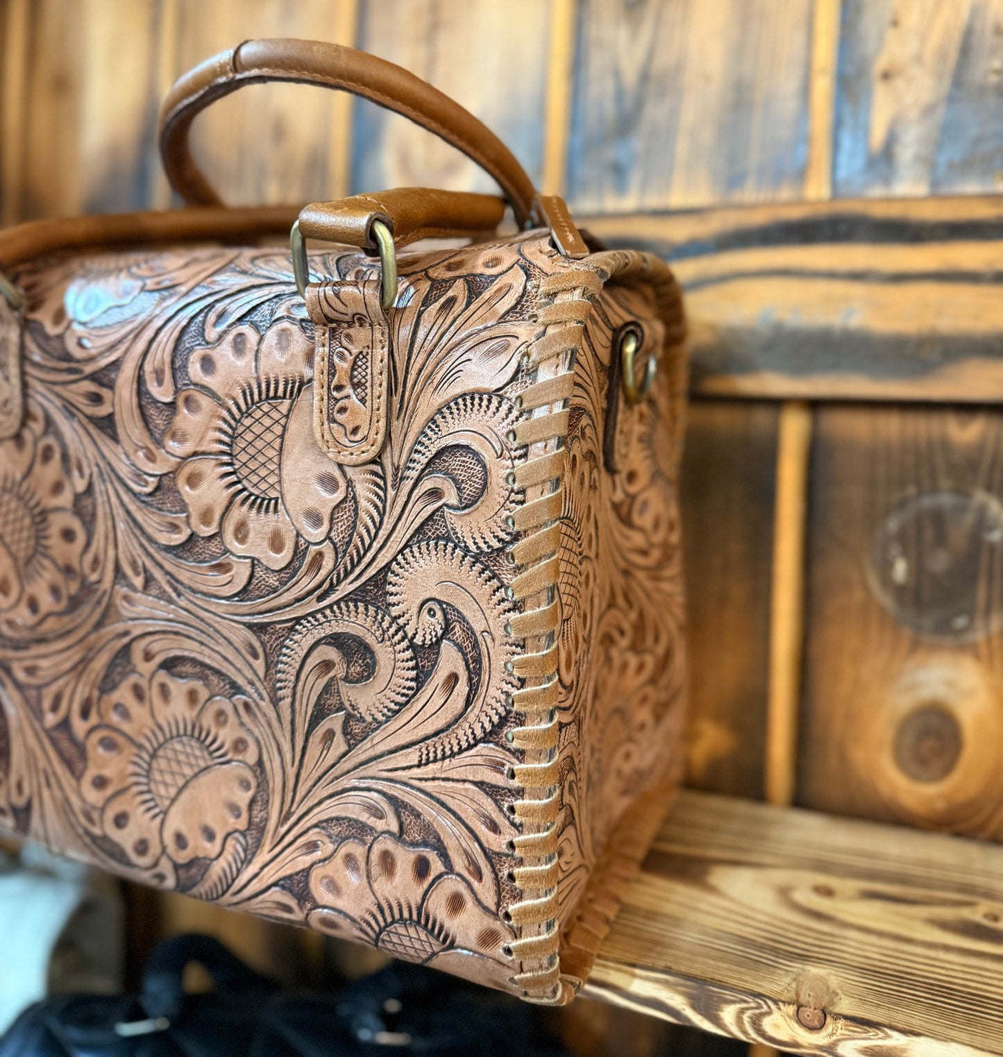 Celine Tooled Large Speedy
