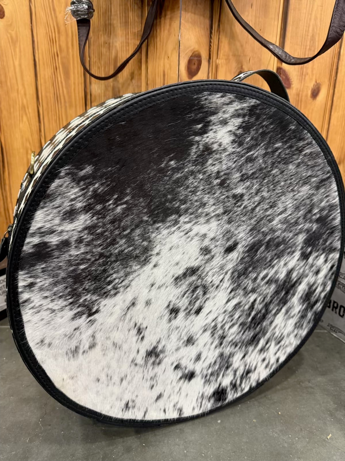 Checkered XL Hat Box