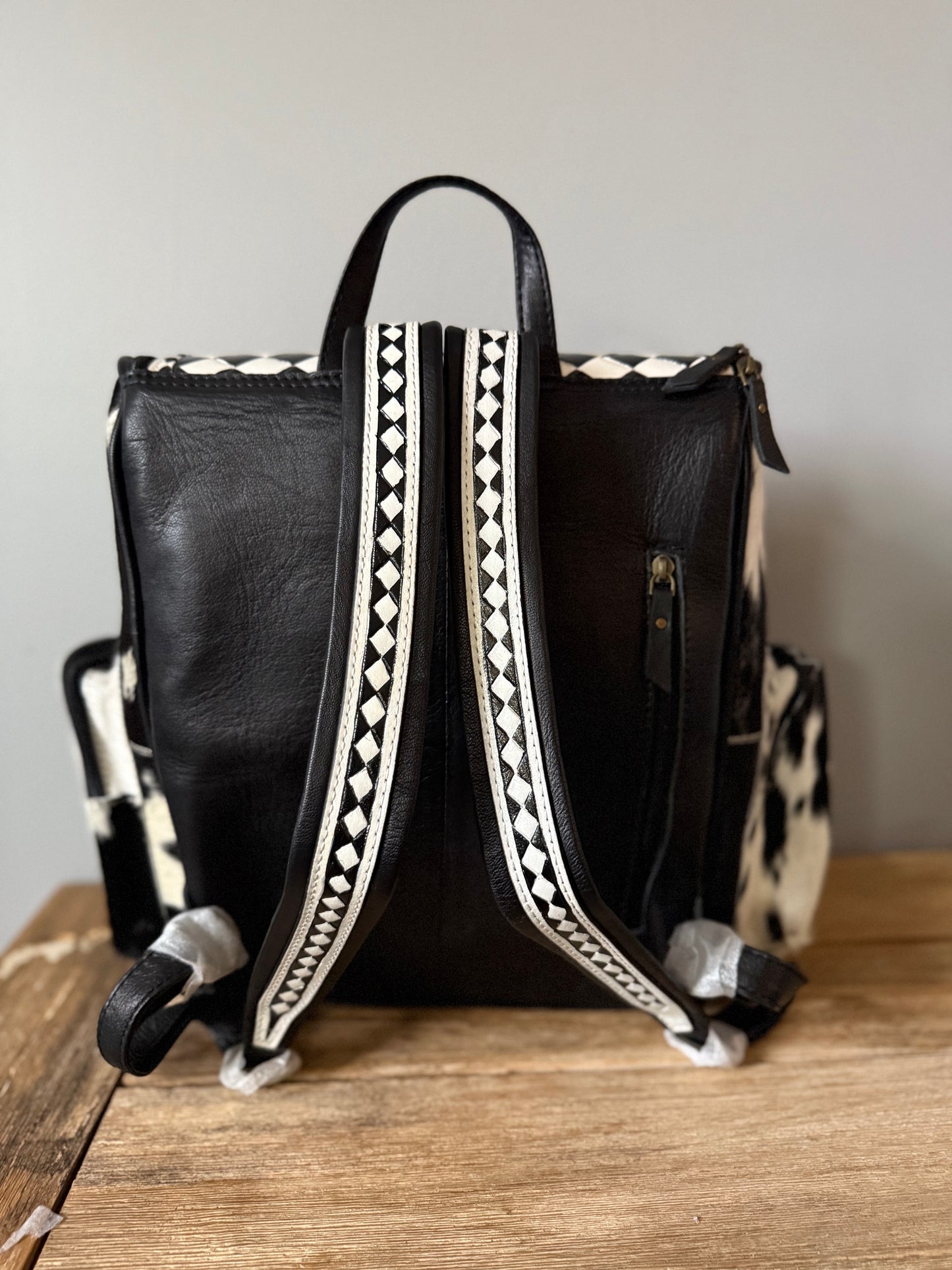 Mama Harlequin Backpack/ Red