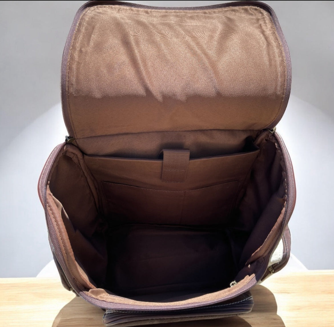 Emma Backpack/Tan&Brown