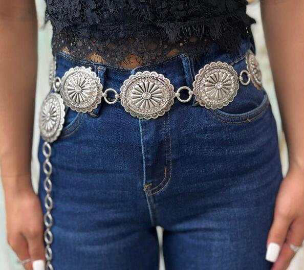 Silver Concho Belt