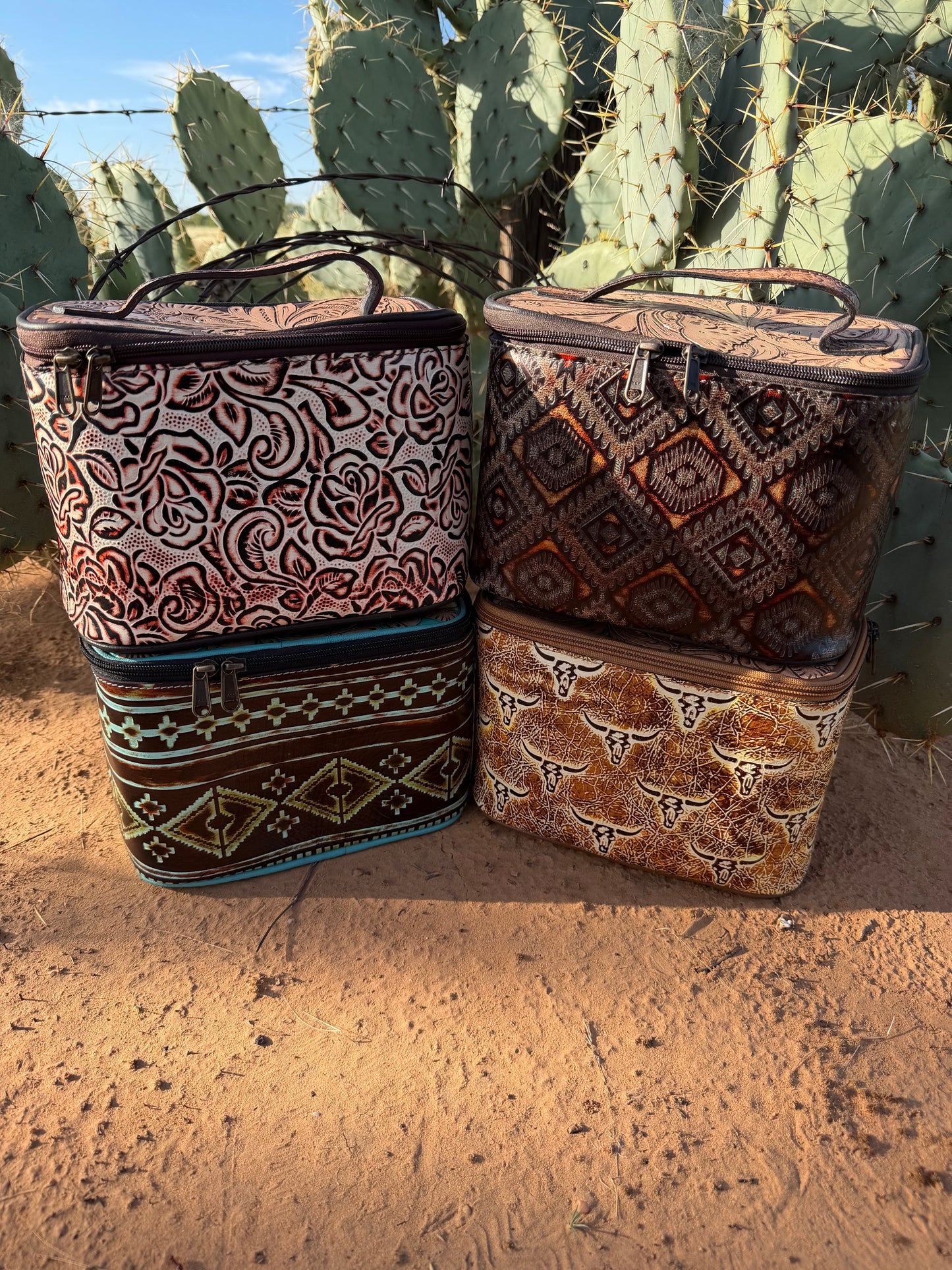 Leather Makeup Case (4 styles)