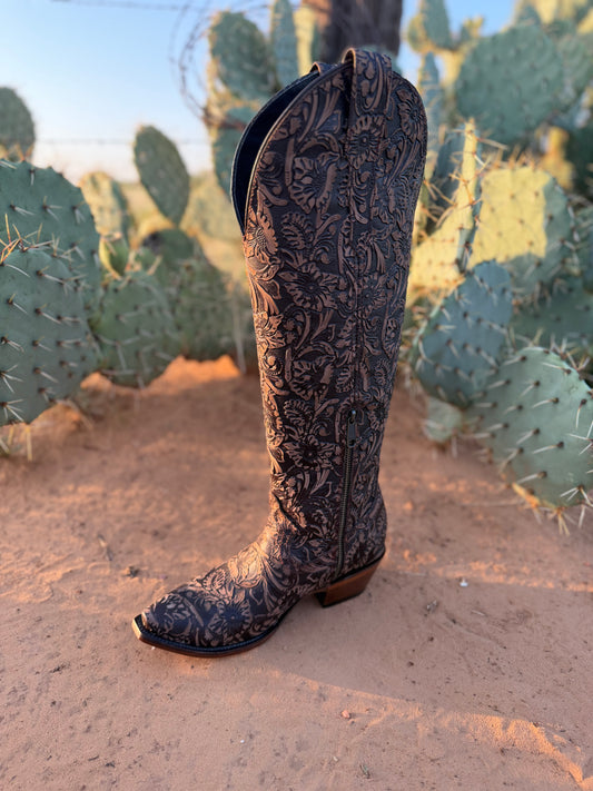 Top Tier Tooled Leather Boots