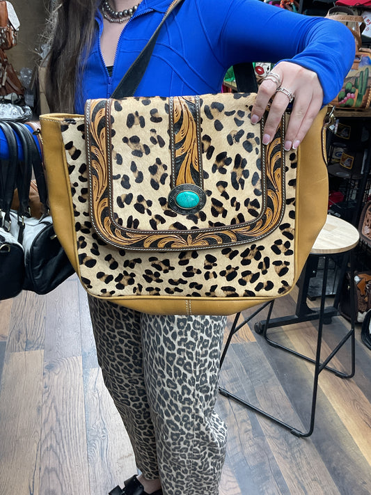 The Leopard Trails Crossbody
