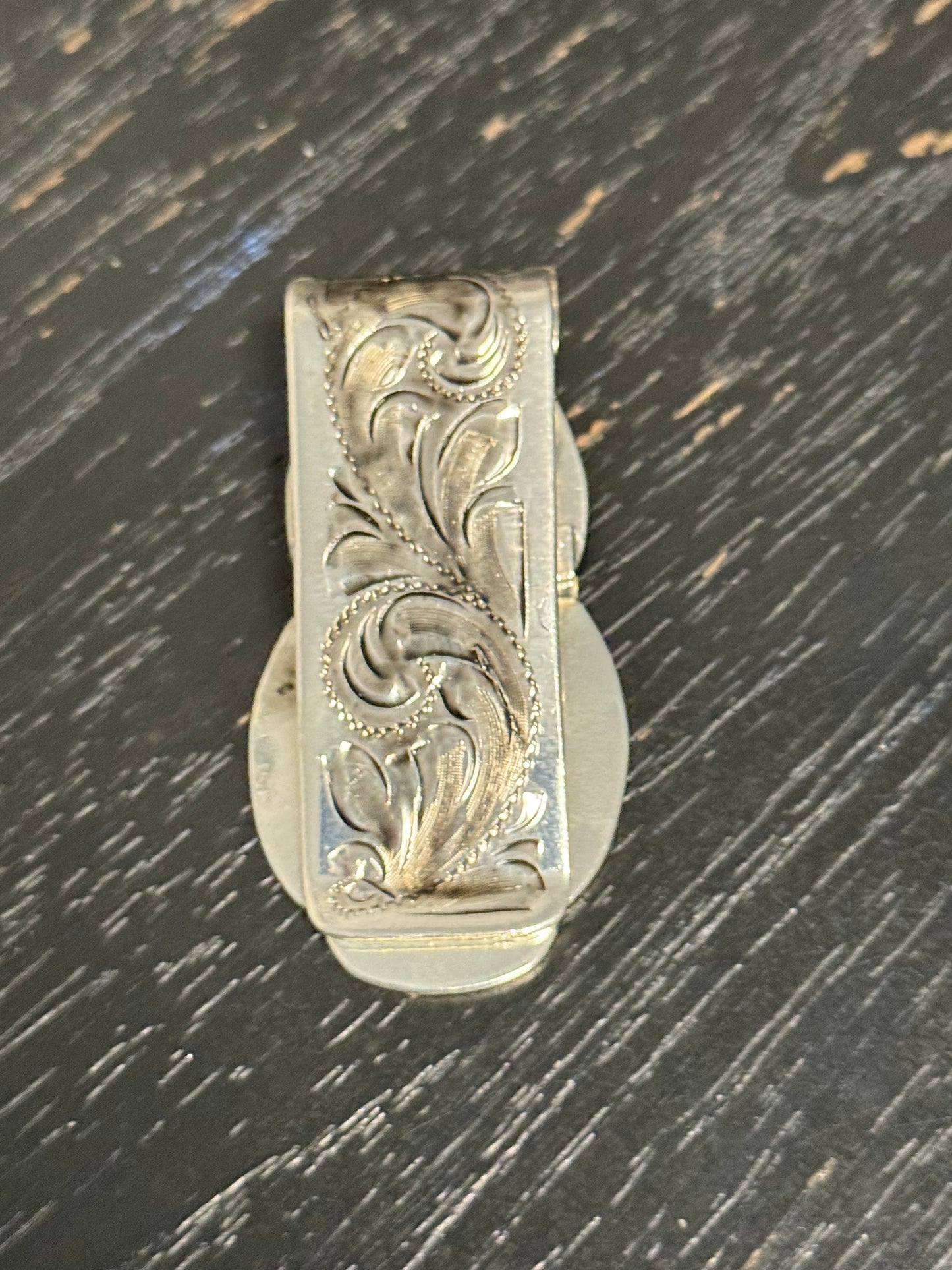 Western Hand Engraved Money Clips