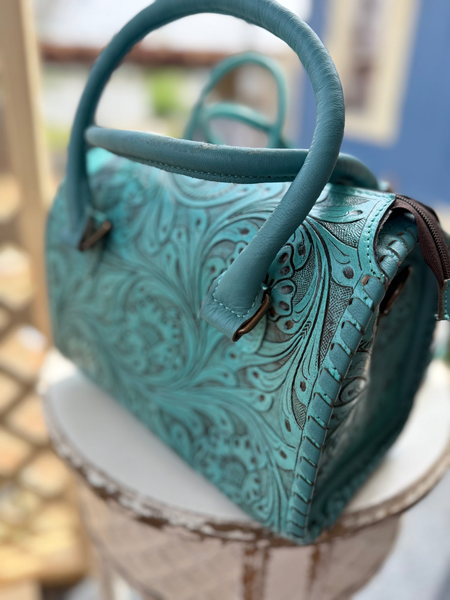 Tooled Turquoise Speedy