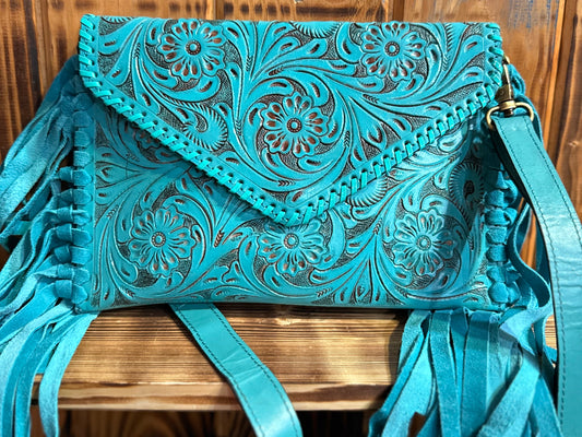 Tooled Twister Crossbody
