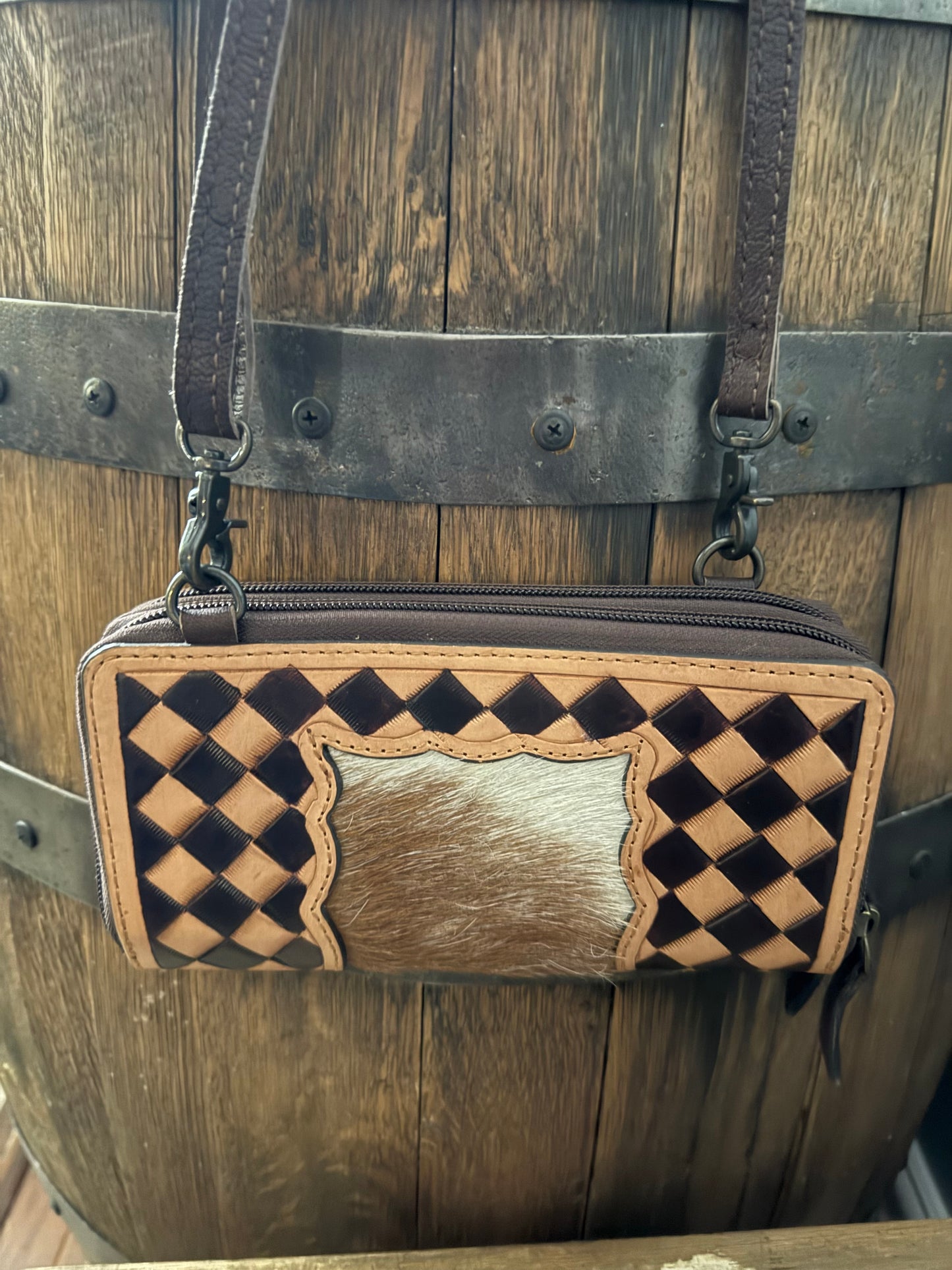 Baytown Wallet/Crossbody Tan