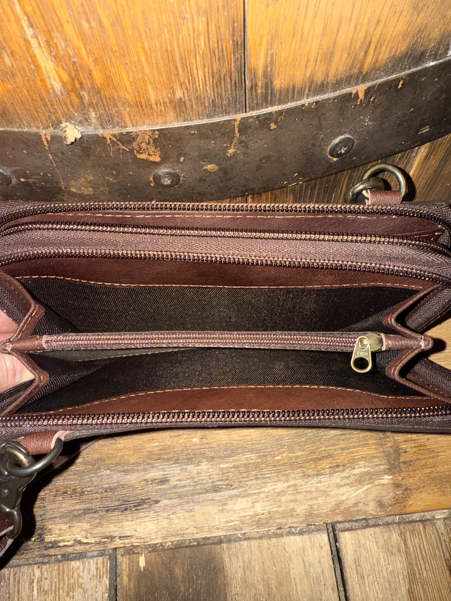 Baytown Wallet/Crossbody Tan