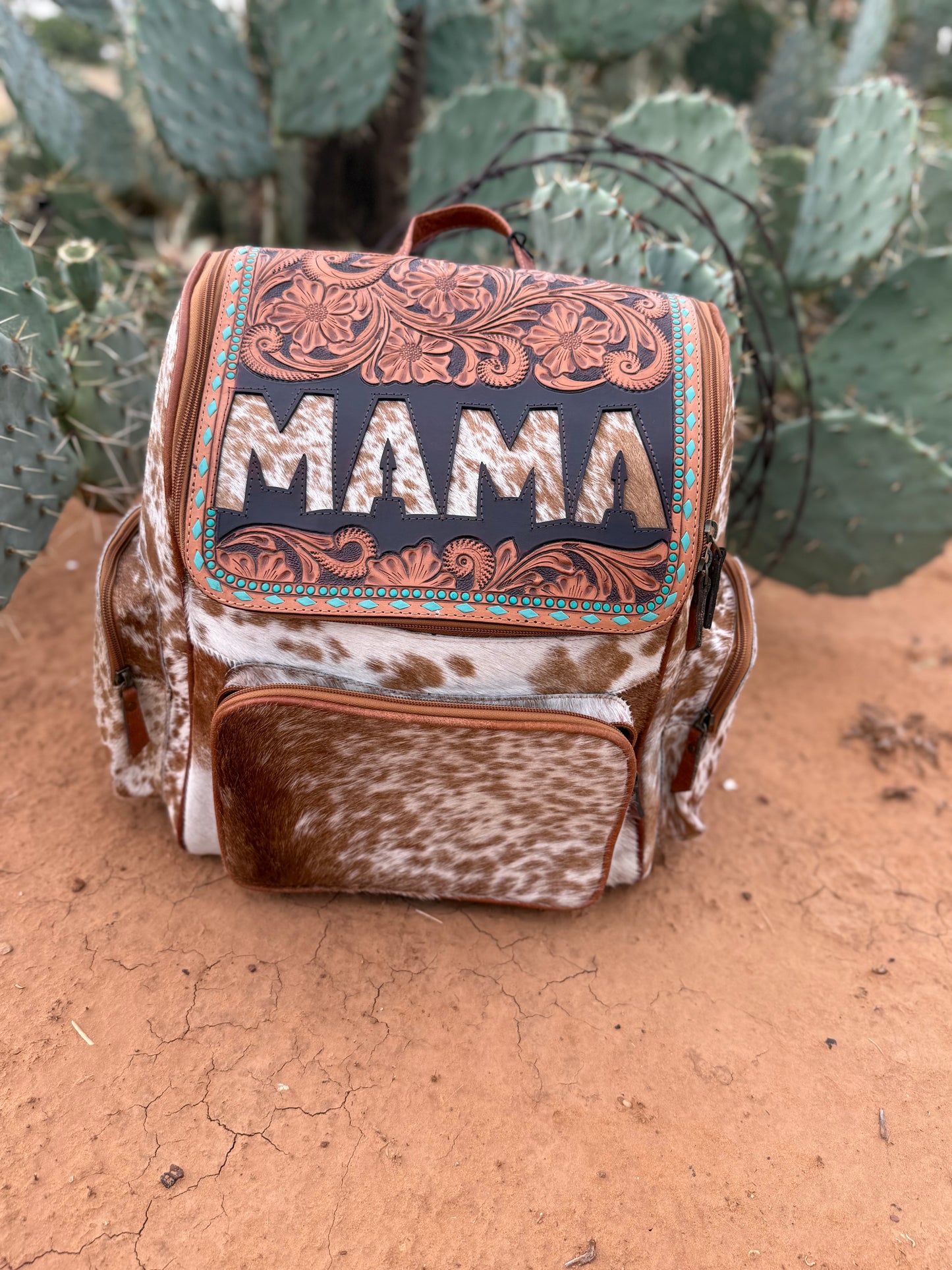 Mama Cowhide Backpack