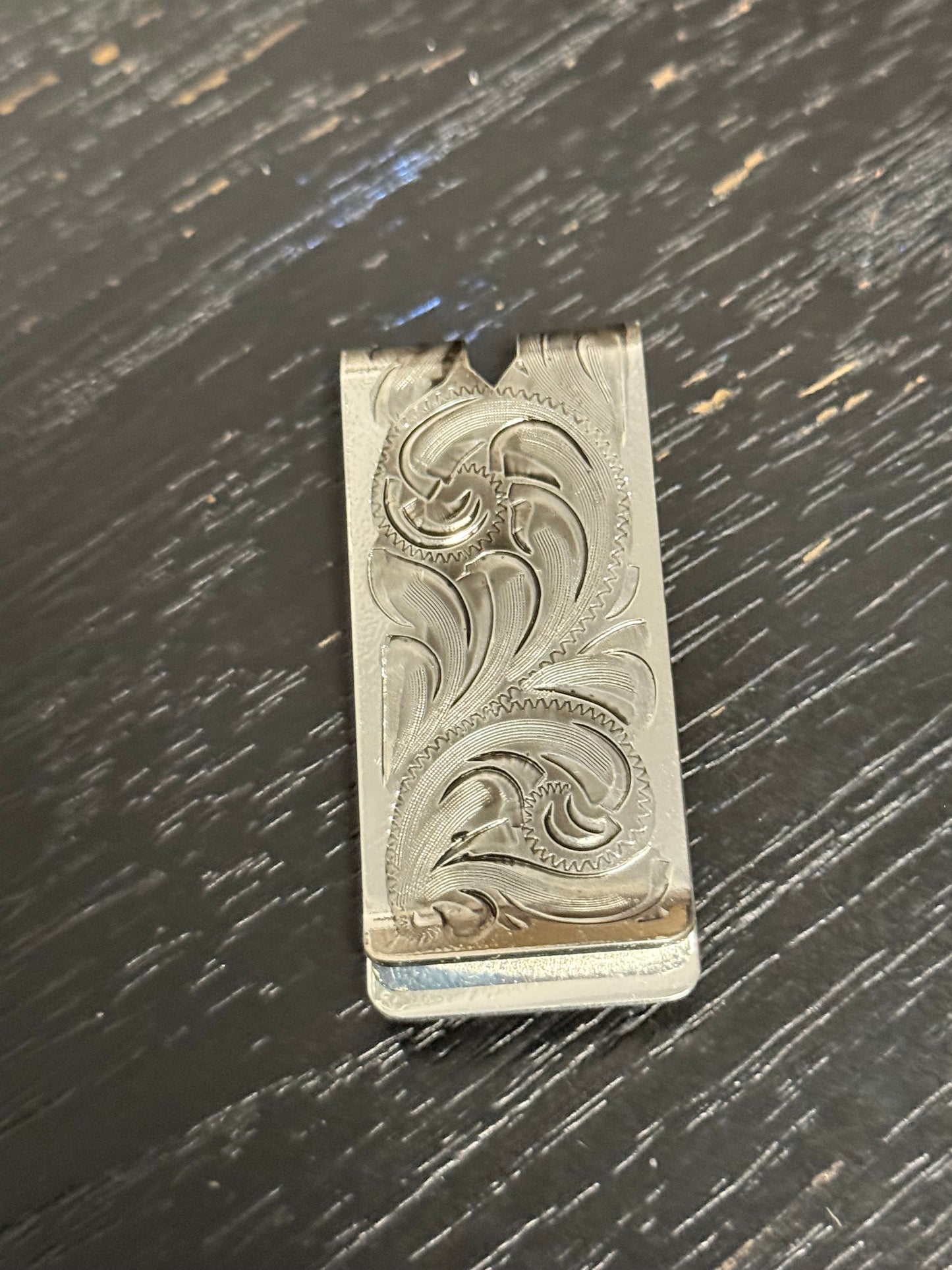 Western Hand Engraved Money Clips