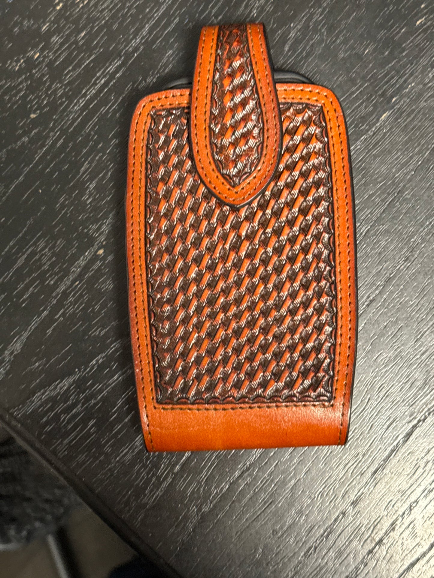 Tooled Leather phone case