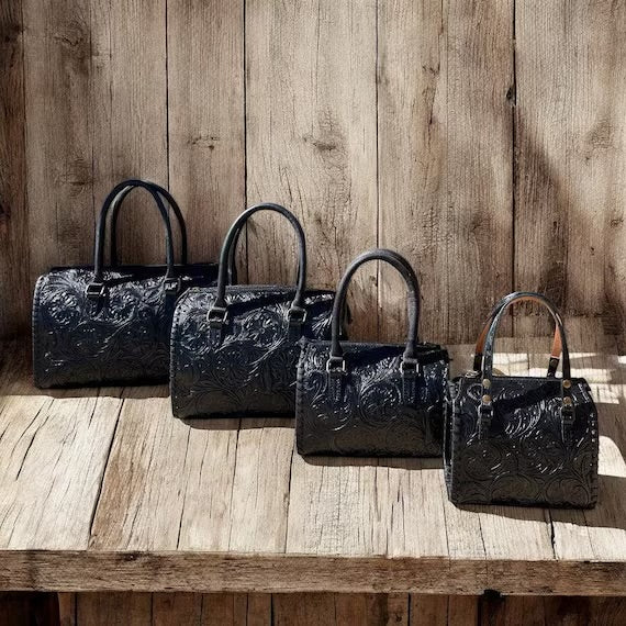 Medium Black Floral Speedy Bag