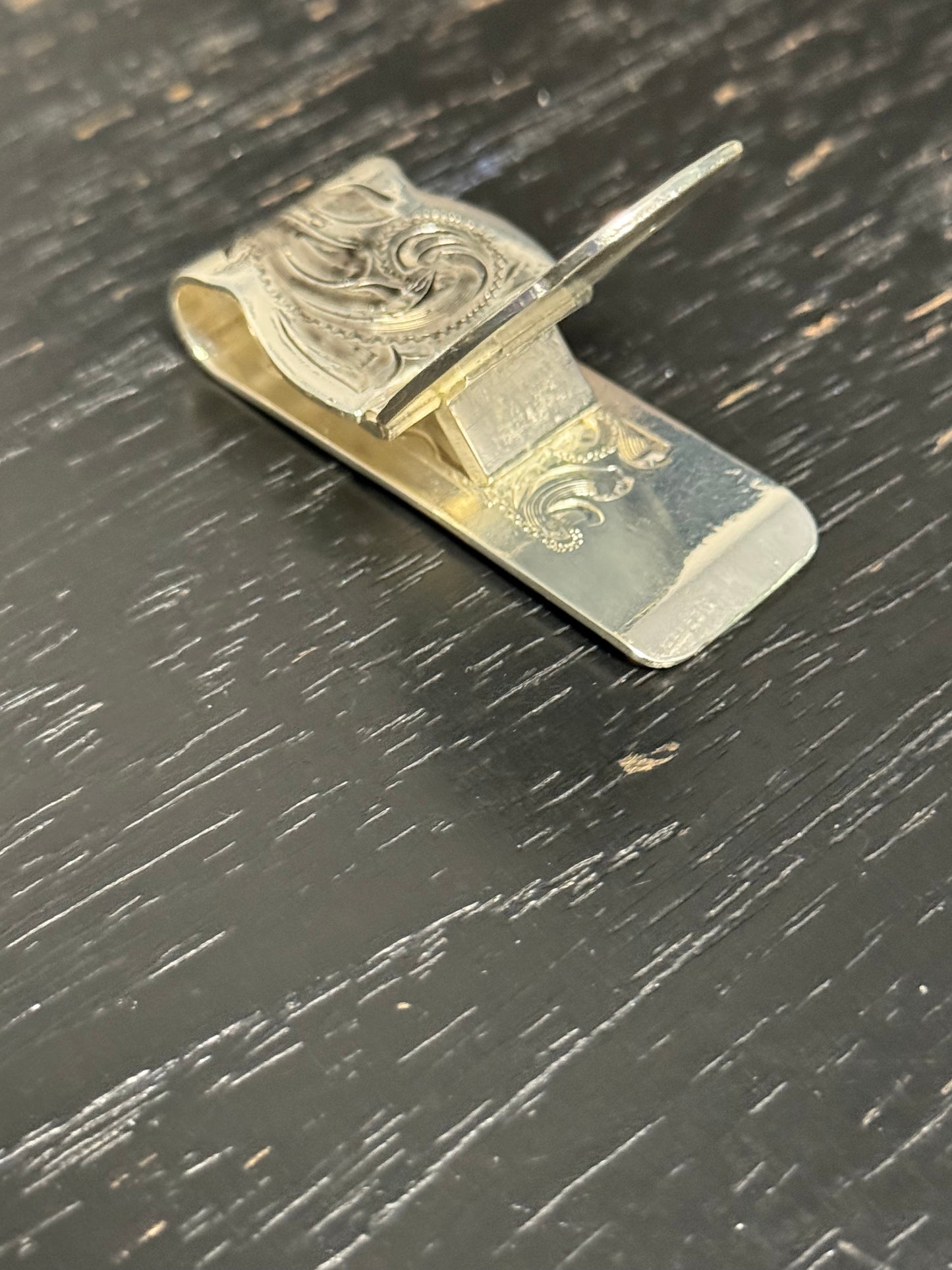 Western Hand Engraved Money Clips