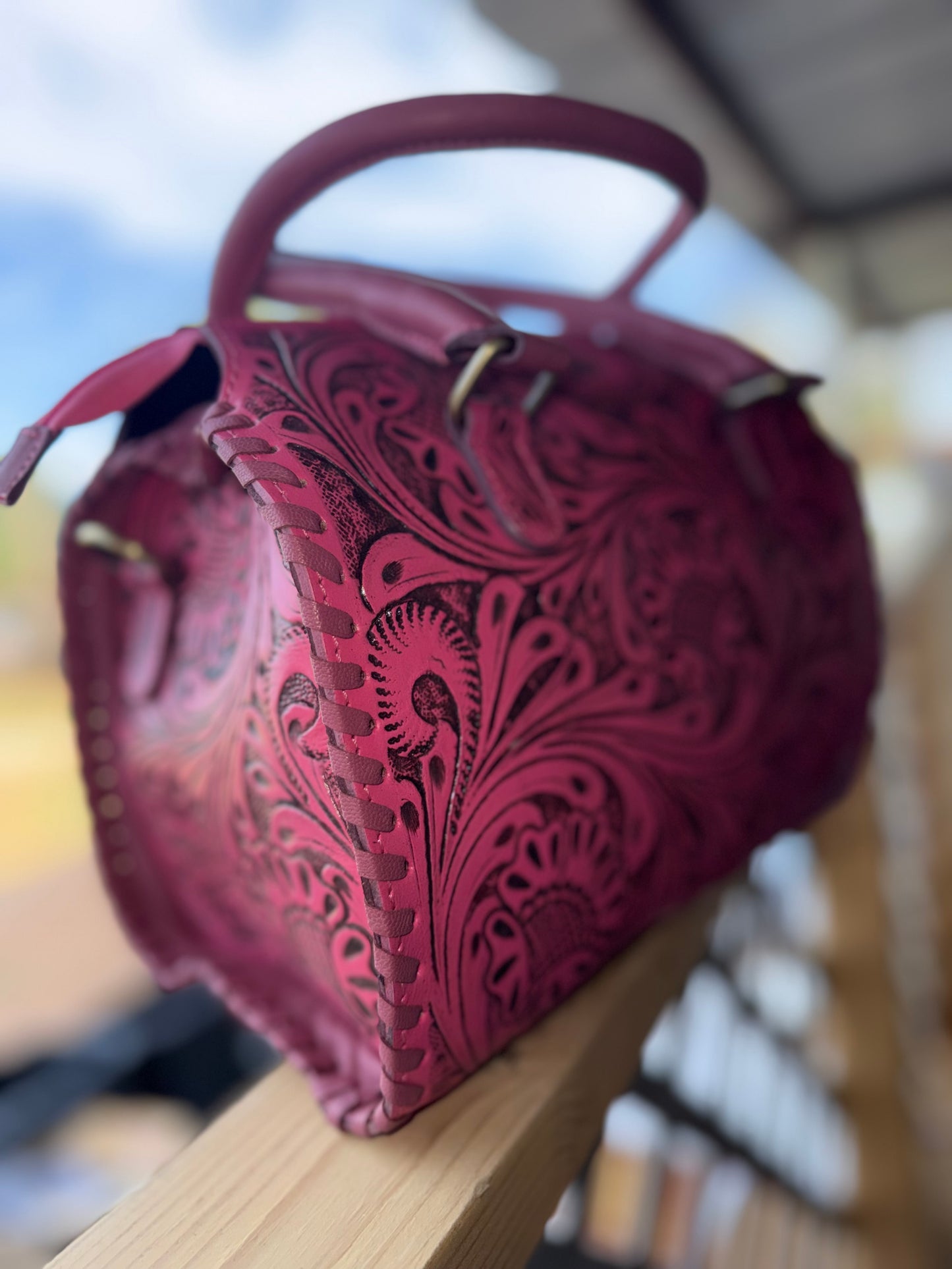 Pink Tooled Speedy (Medium)