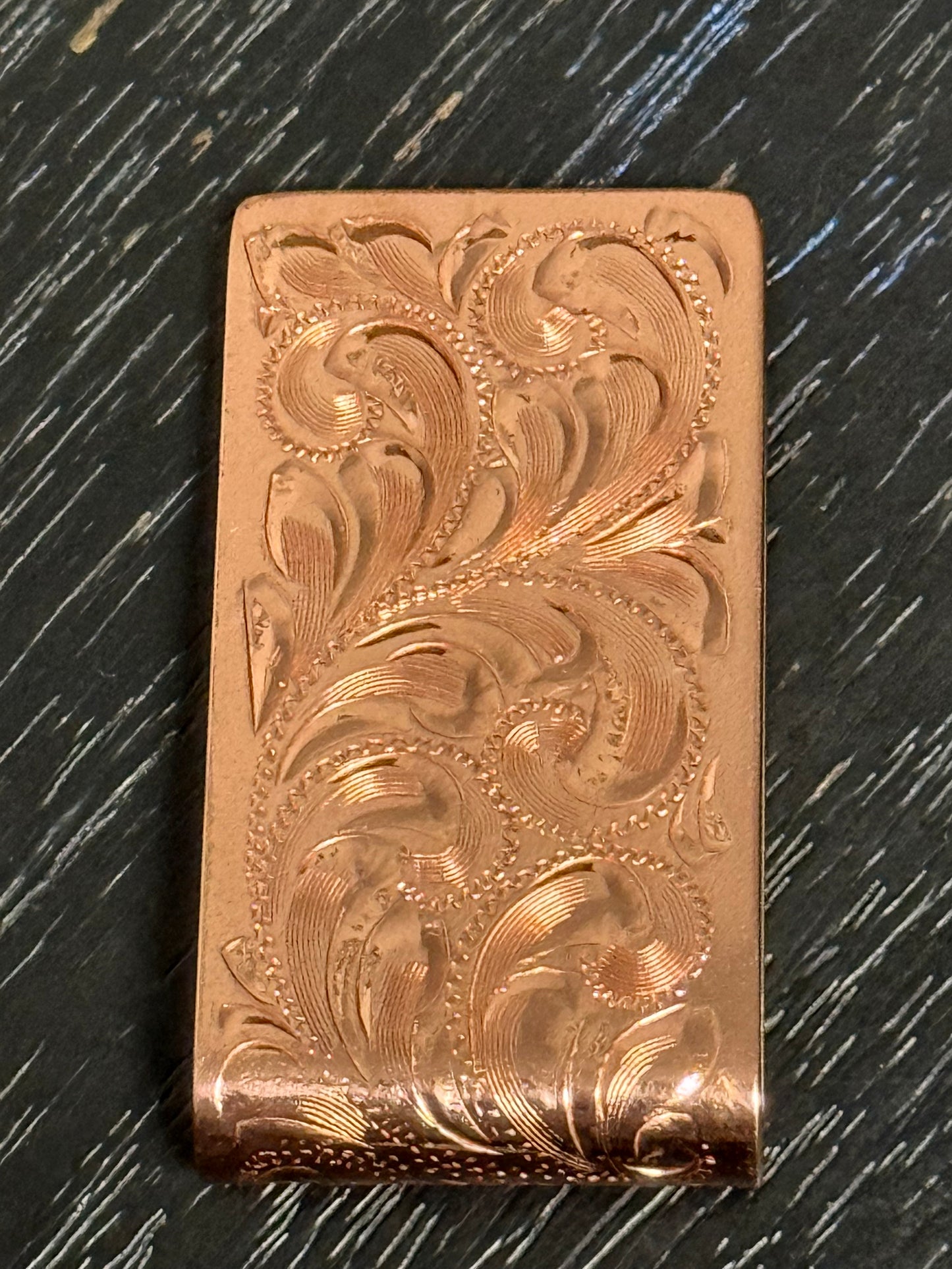Western Hand Engraved Money Clips