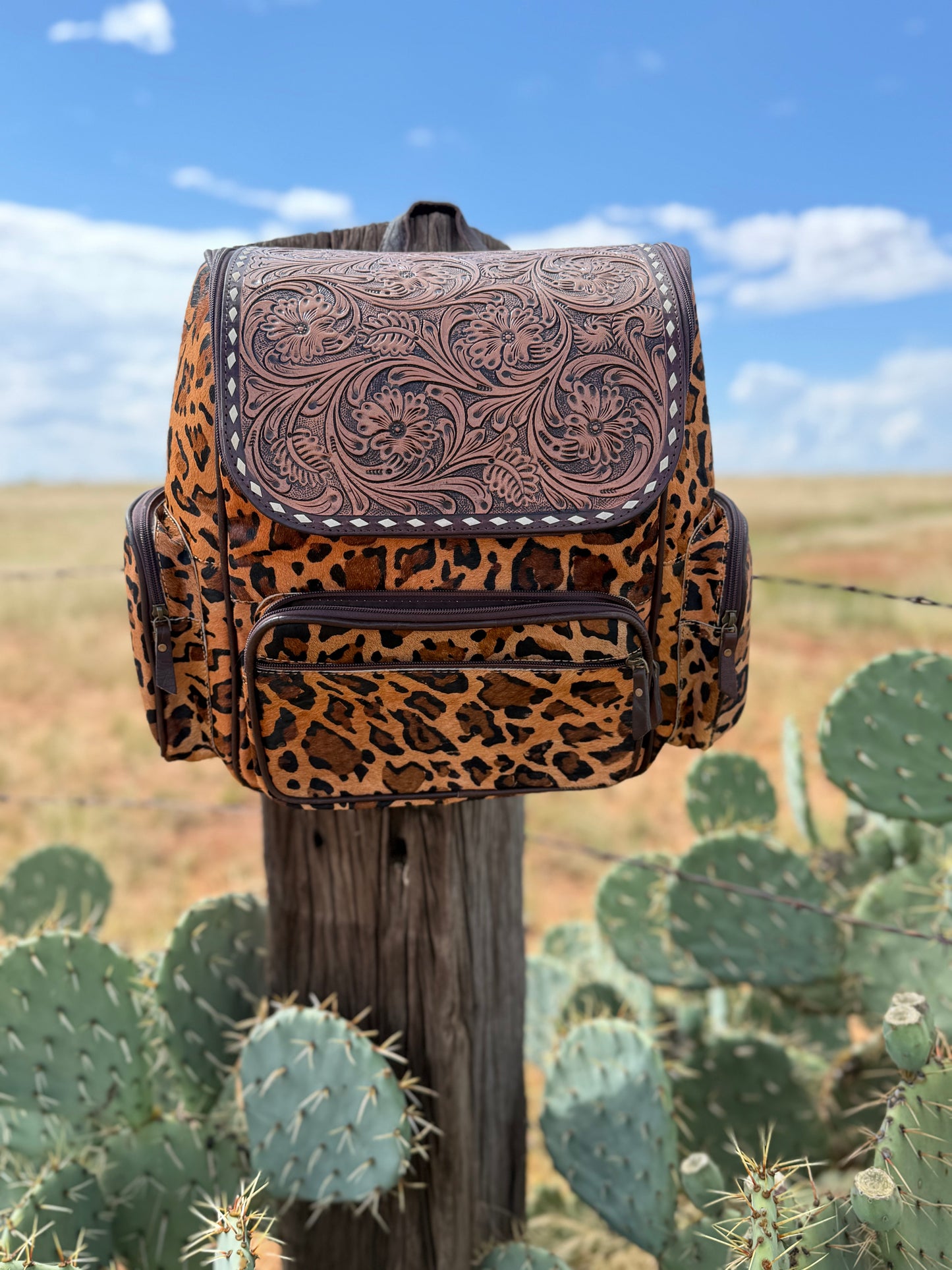 The Leopard Backpack