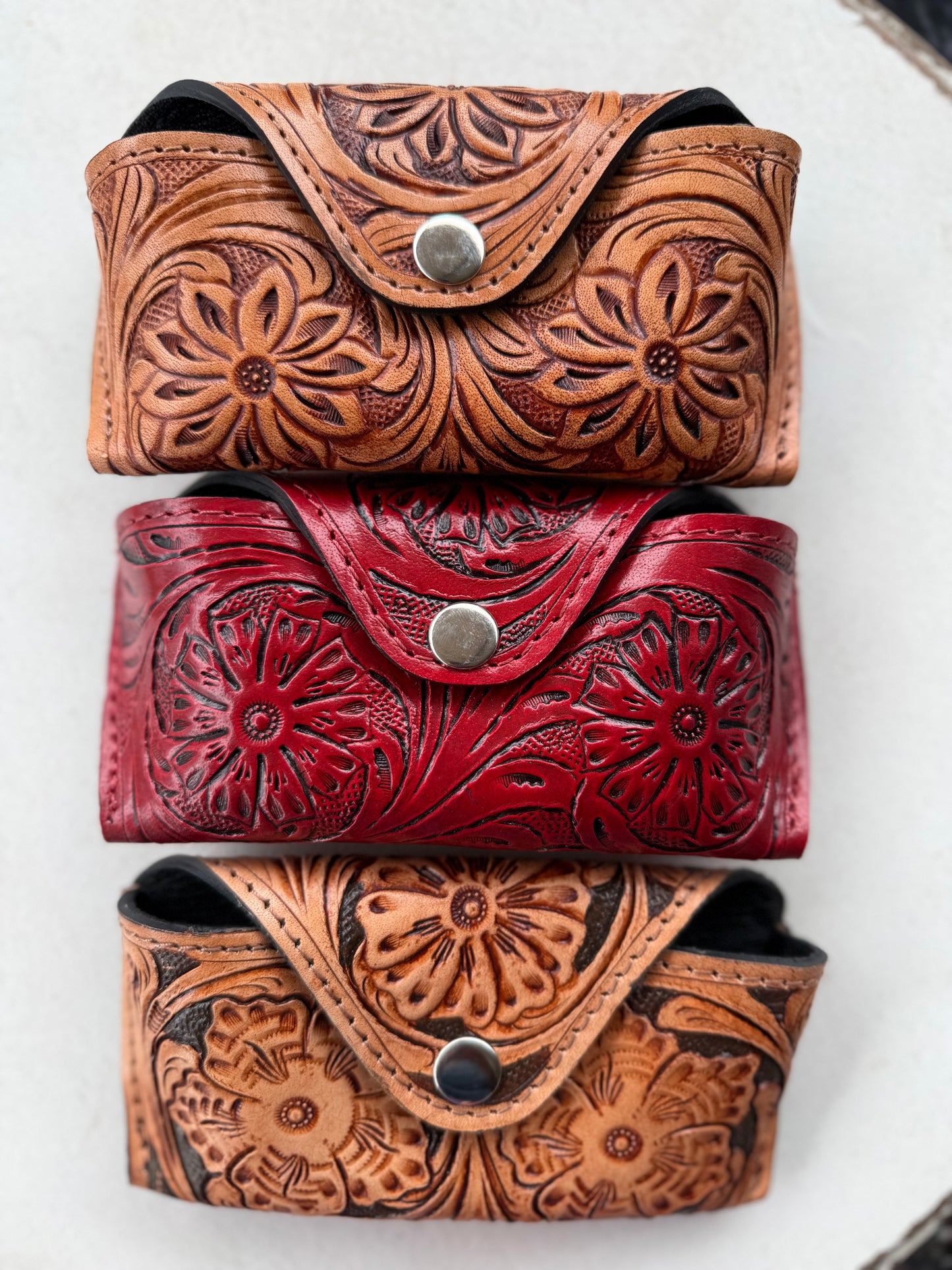 Tooled Sunglass Case
