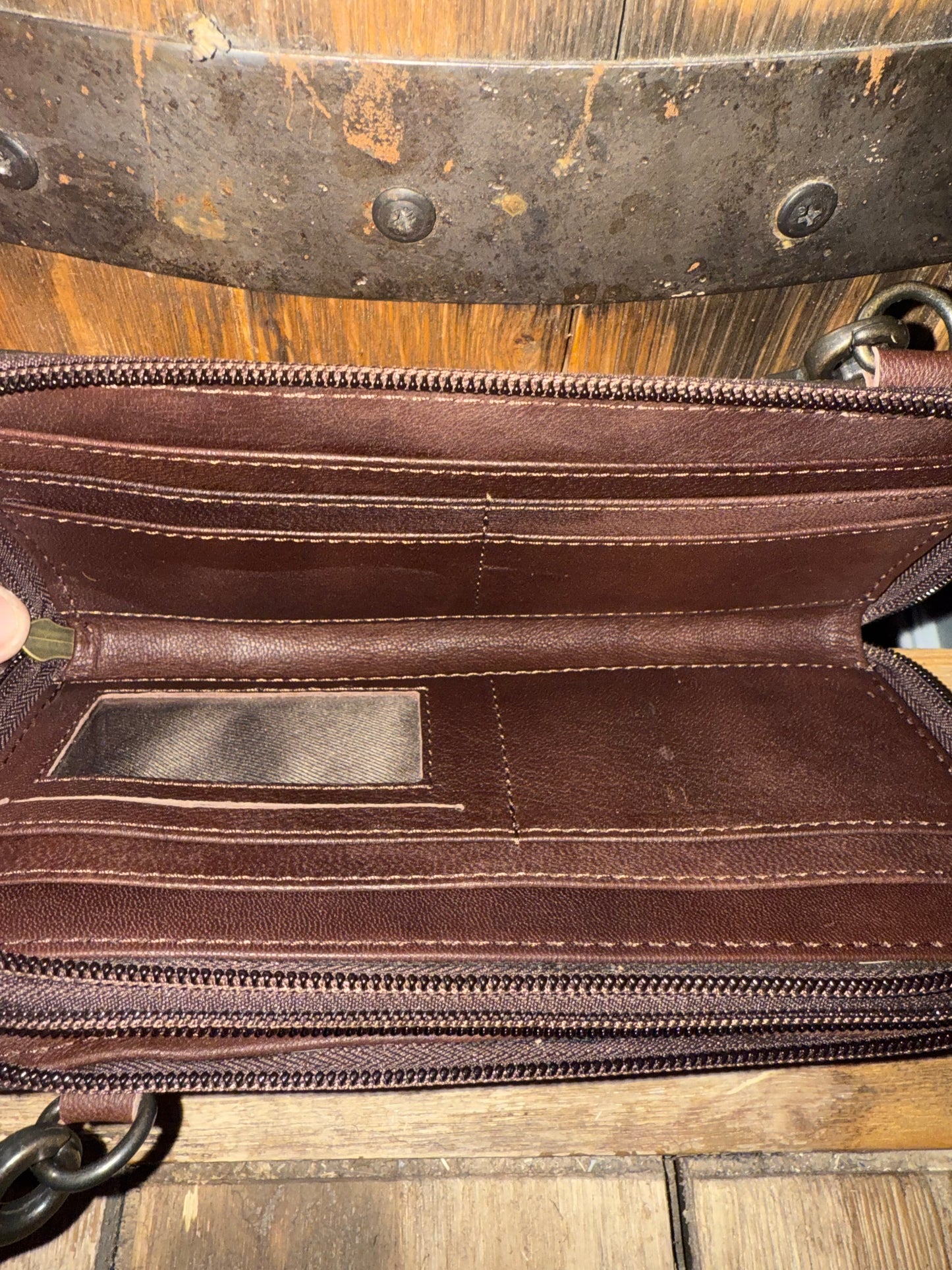 Baytown Wallet/Crossbody Tan