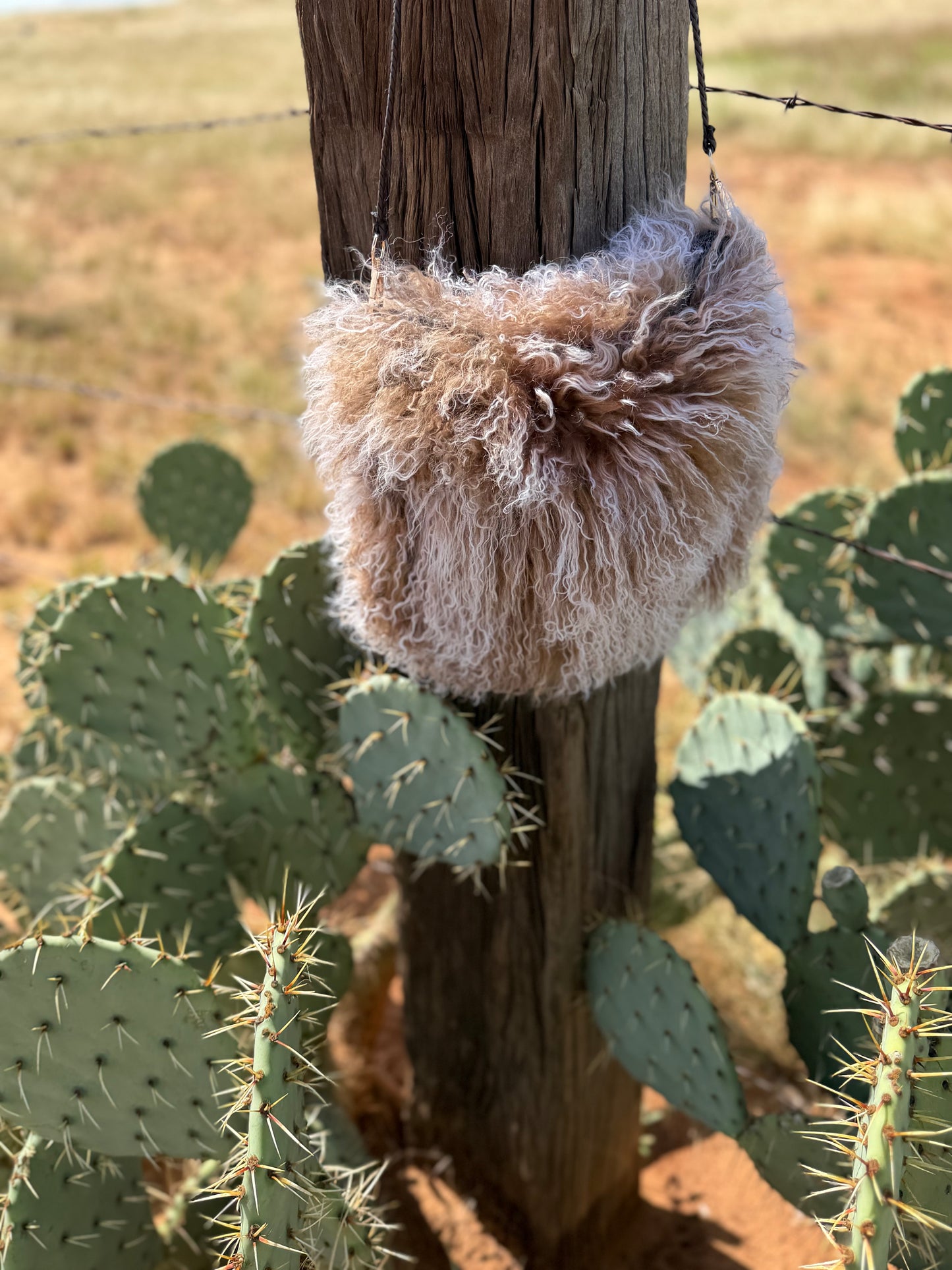 Mongolian Lamb Hand Bag
