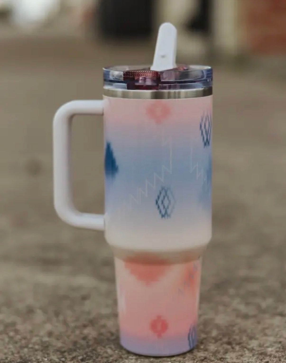Pastel Aztec 40oz Tumbler