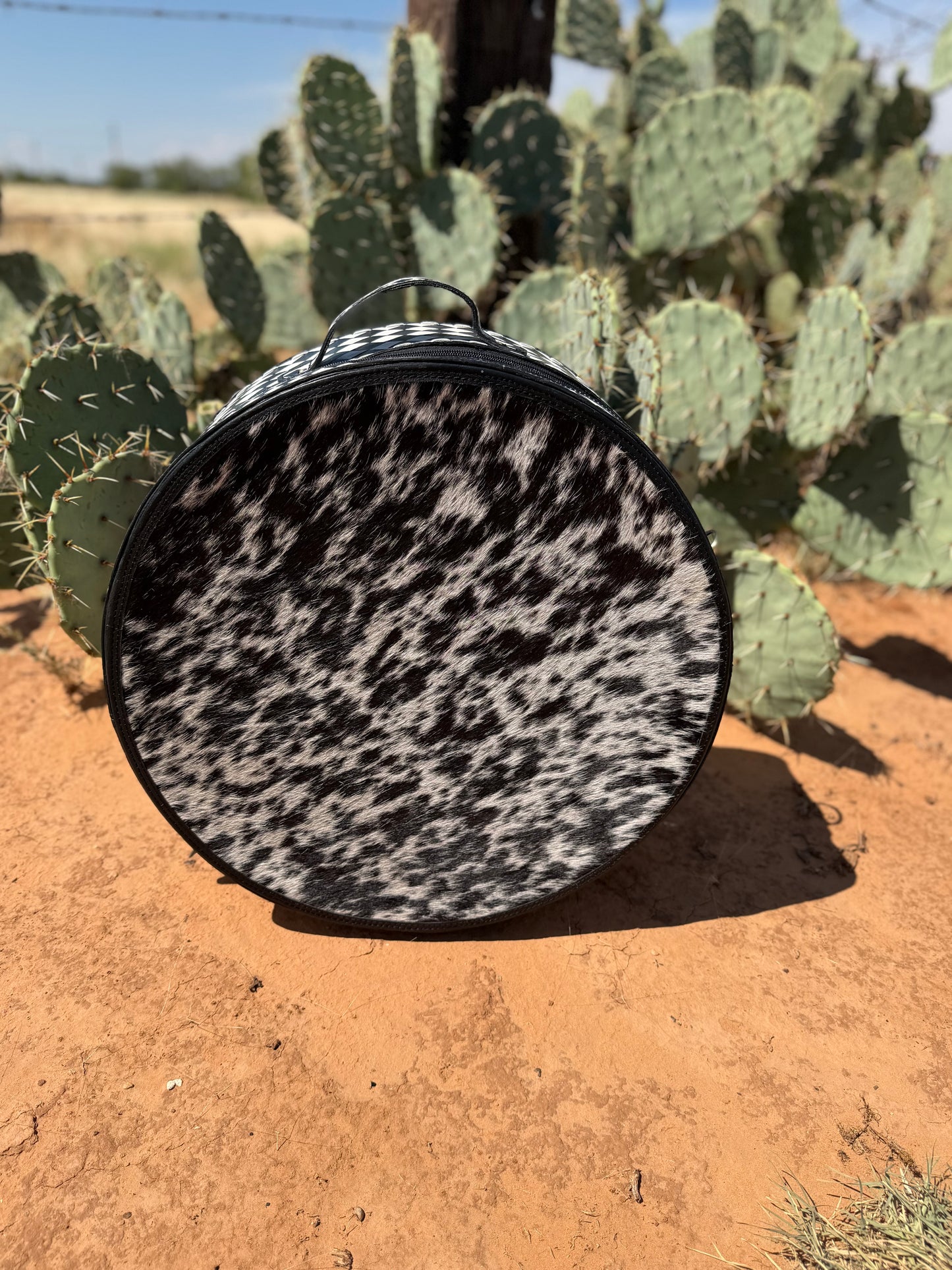 Checkered Filly Hat Can