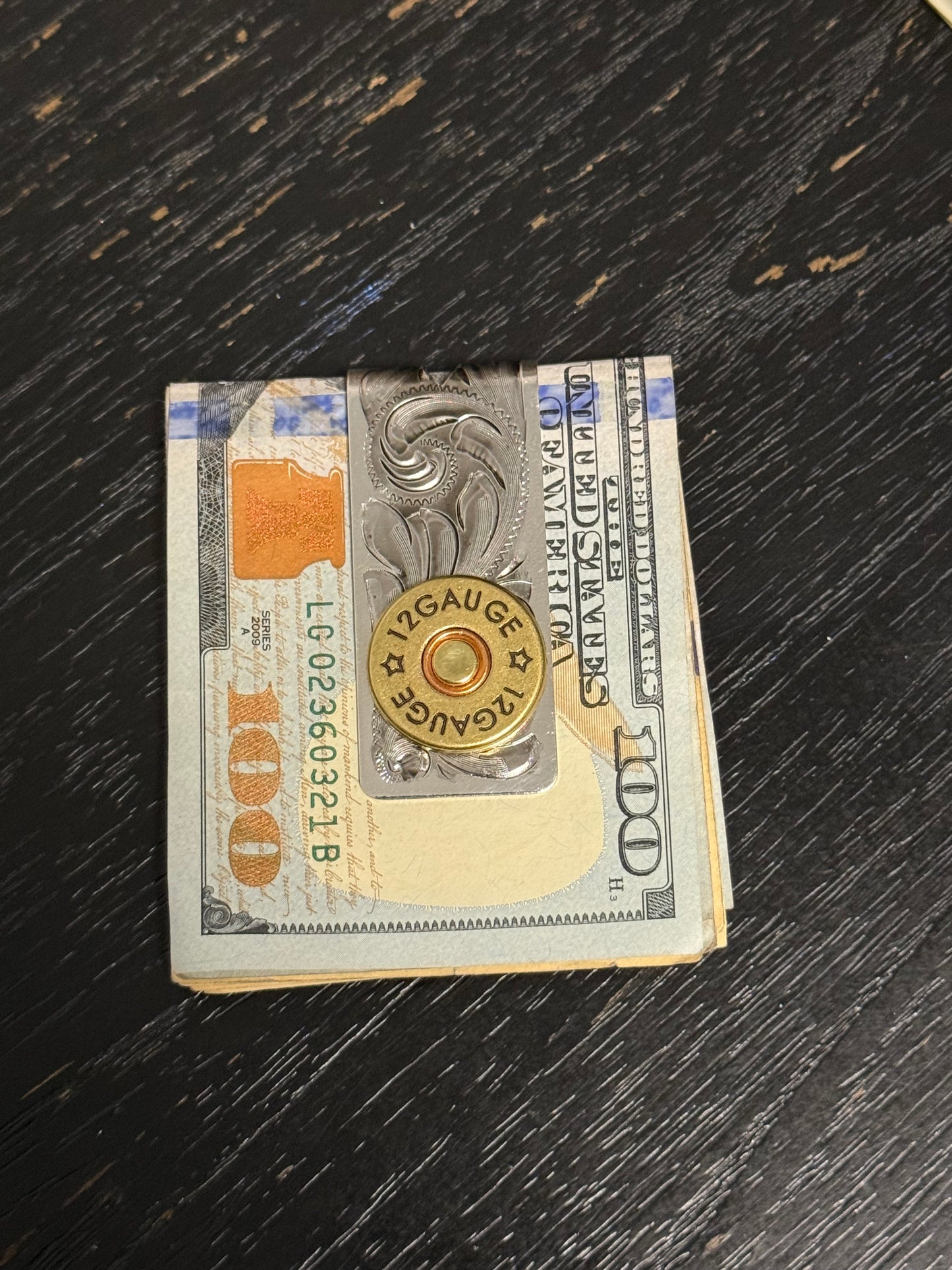 Western Hand Engraved Money Clips