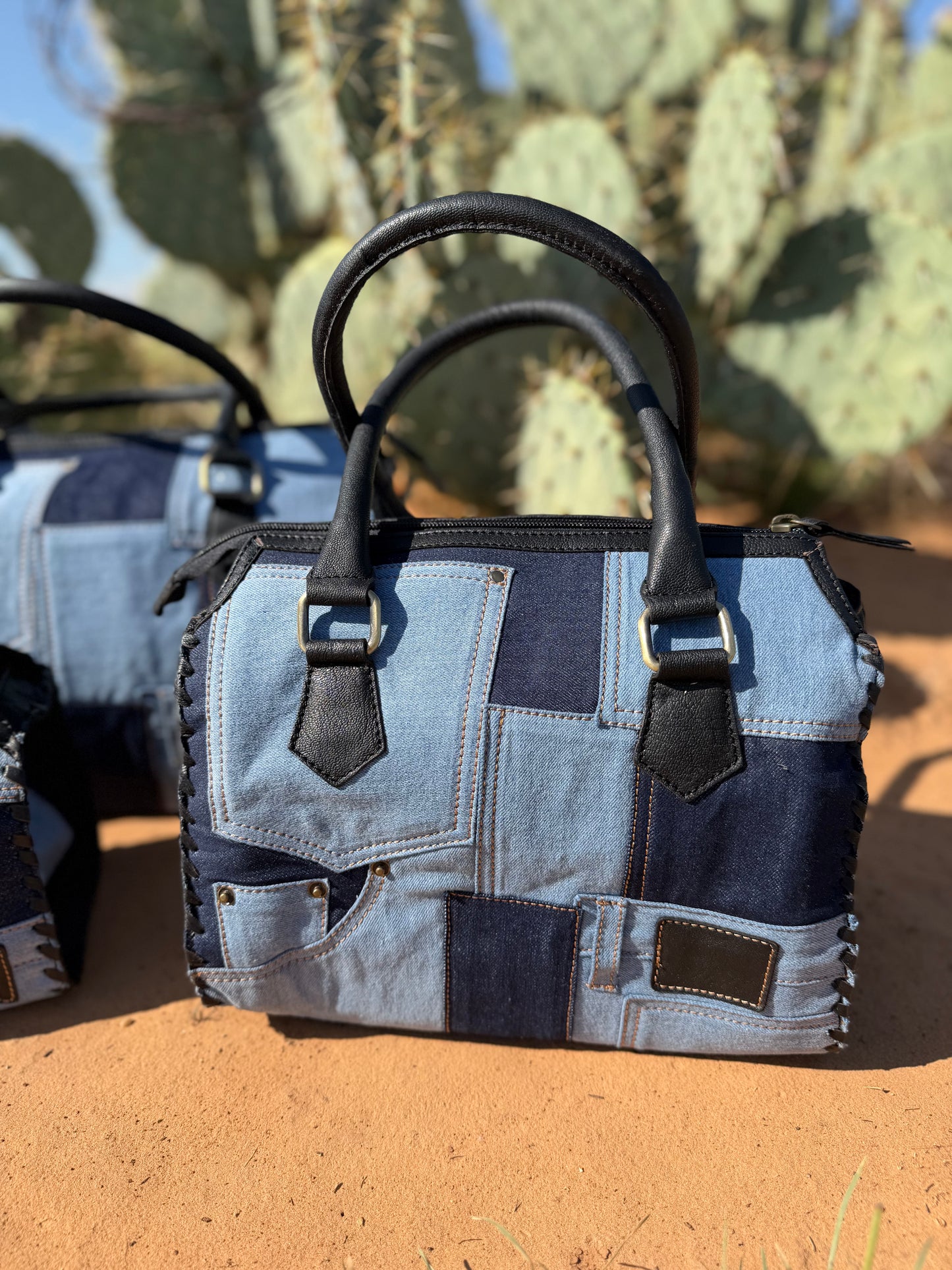 Denim Patch Speedy (3 sizes)