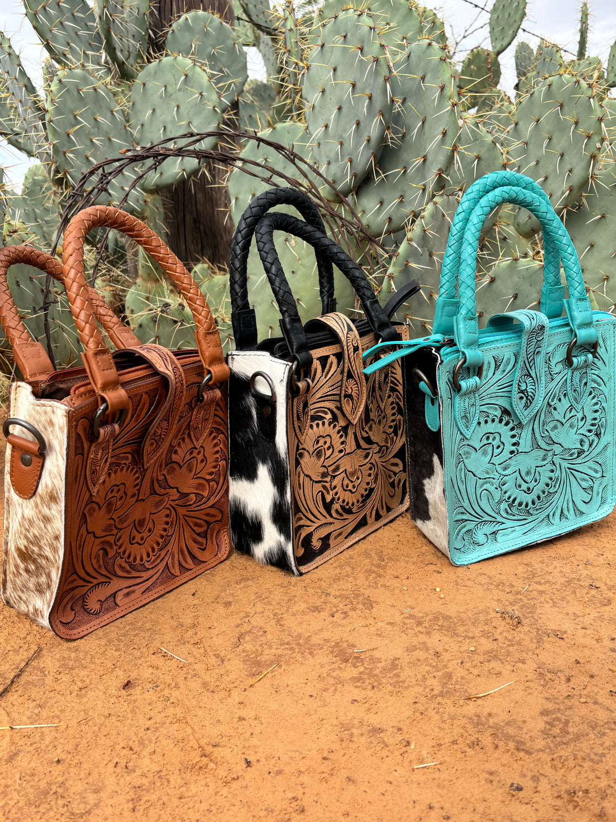 Squared Out West Handbag