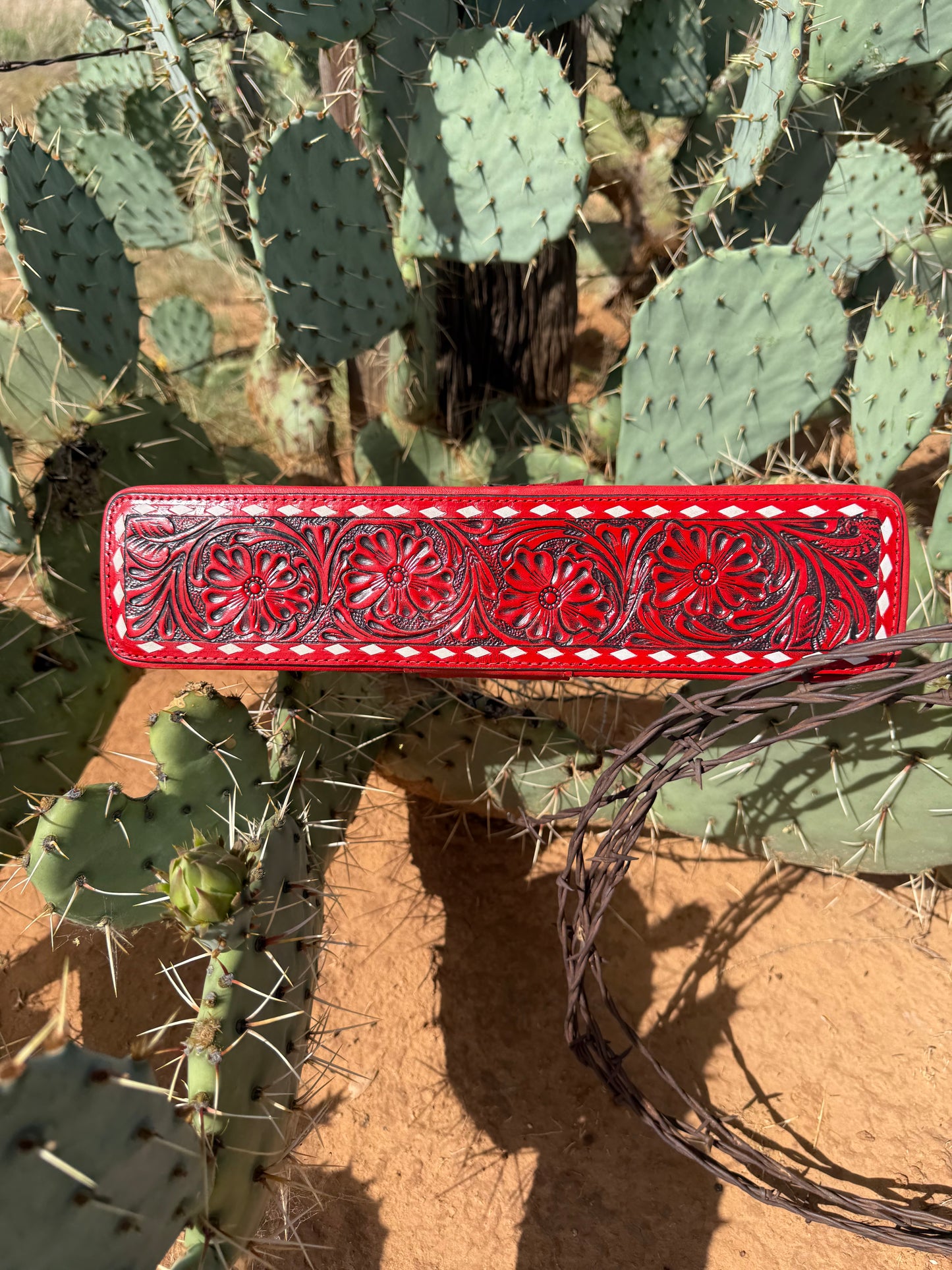 Red Tooled Hot Case