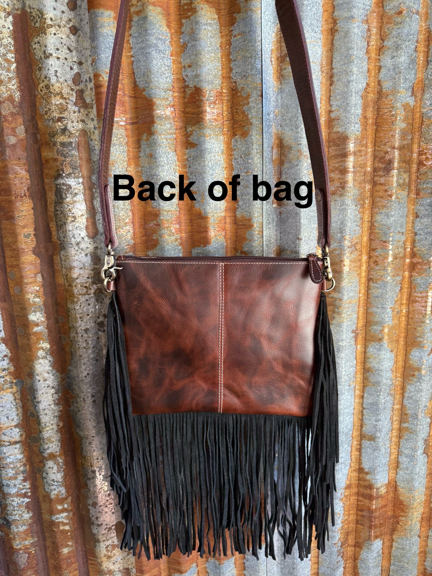 The Ace Tooled Leather Cowhide Bag