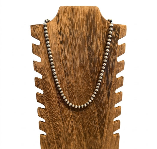 5mm Navajo Pearl Beads 14”