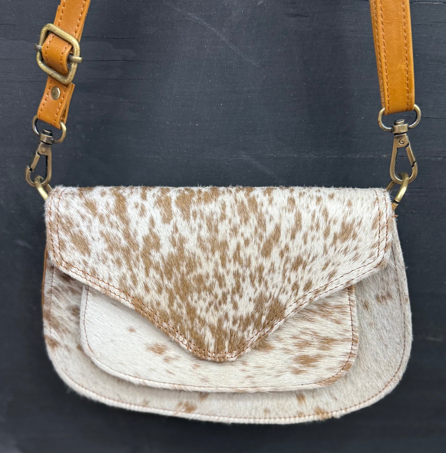 Hide & Seek Hair on Hide Purse