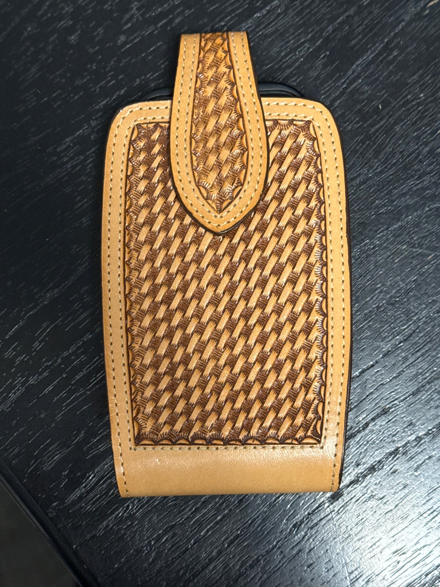 Tooled Leather phone case