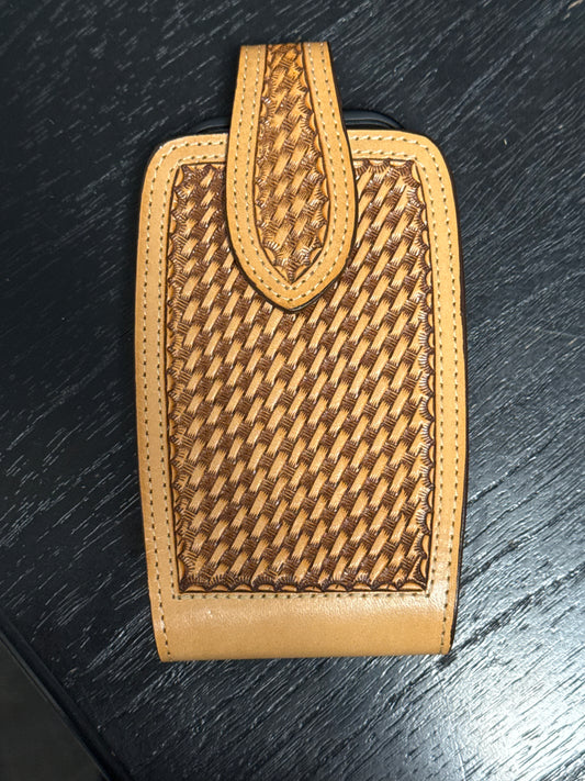 Tooled Leather phone case