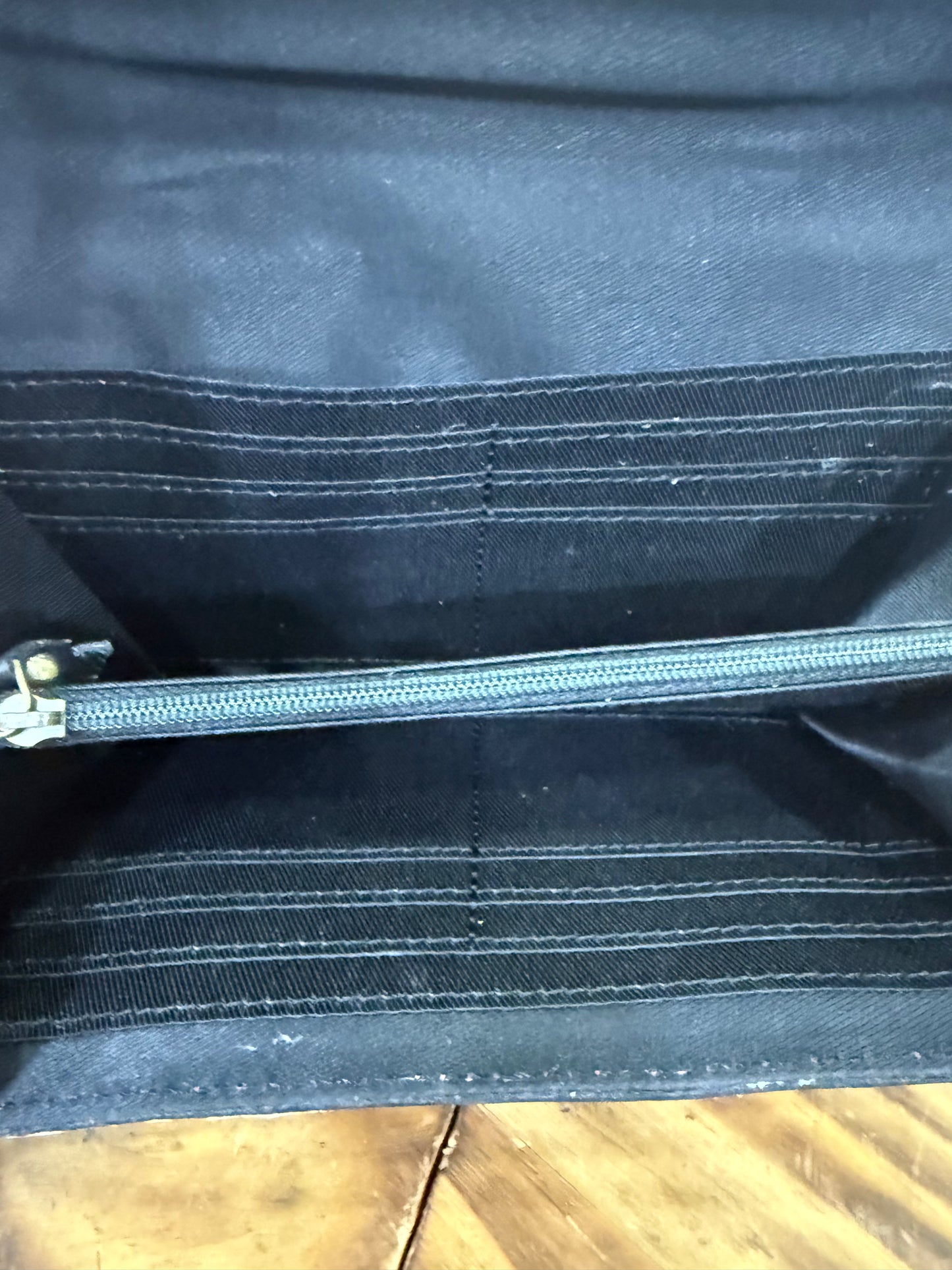 Checkered Cowhide Wallet