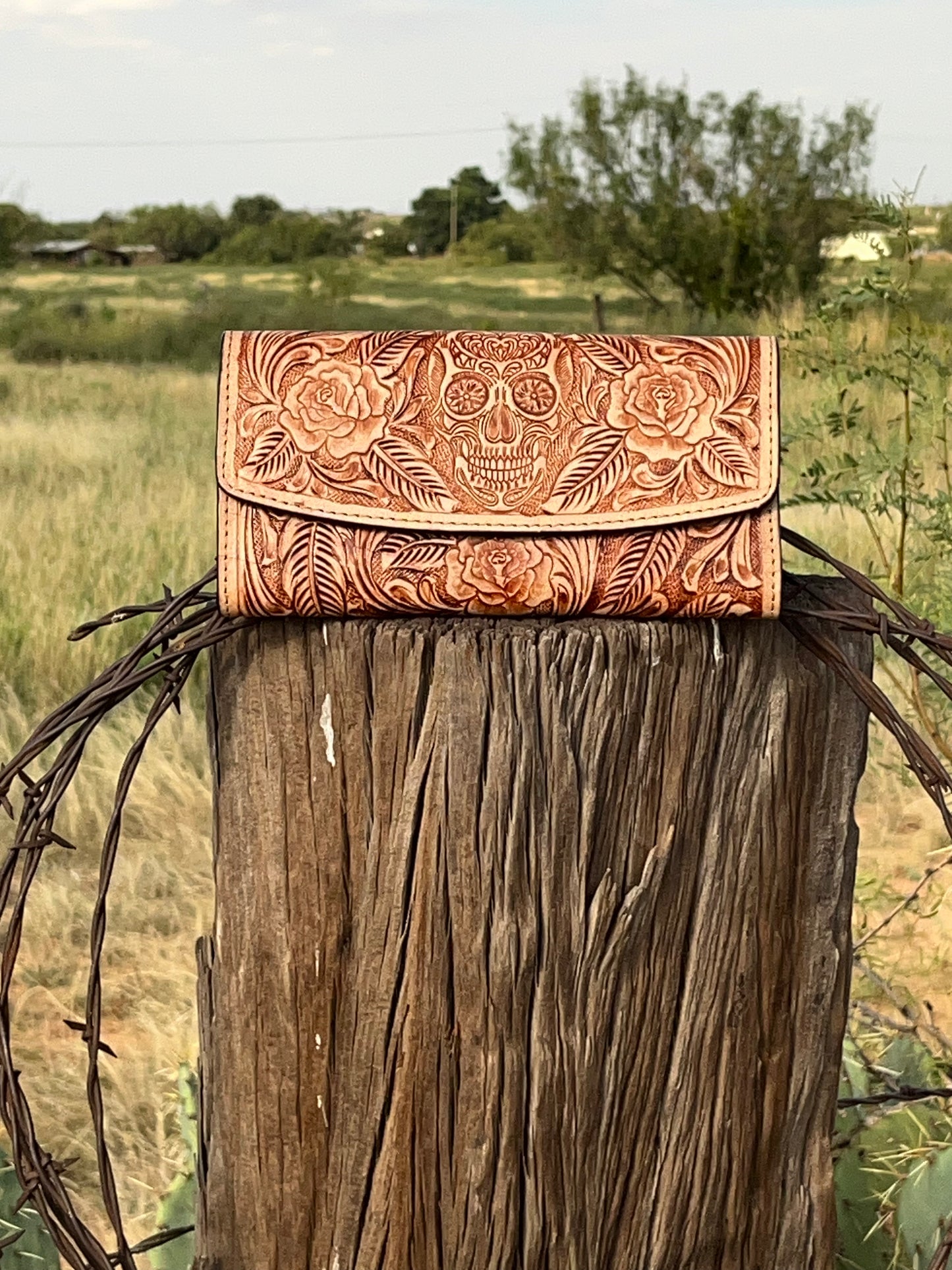 Bone & Briar Speedy Hand tooled Handbag