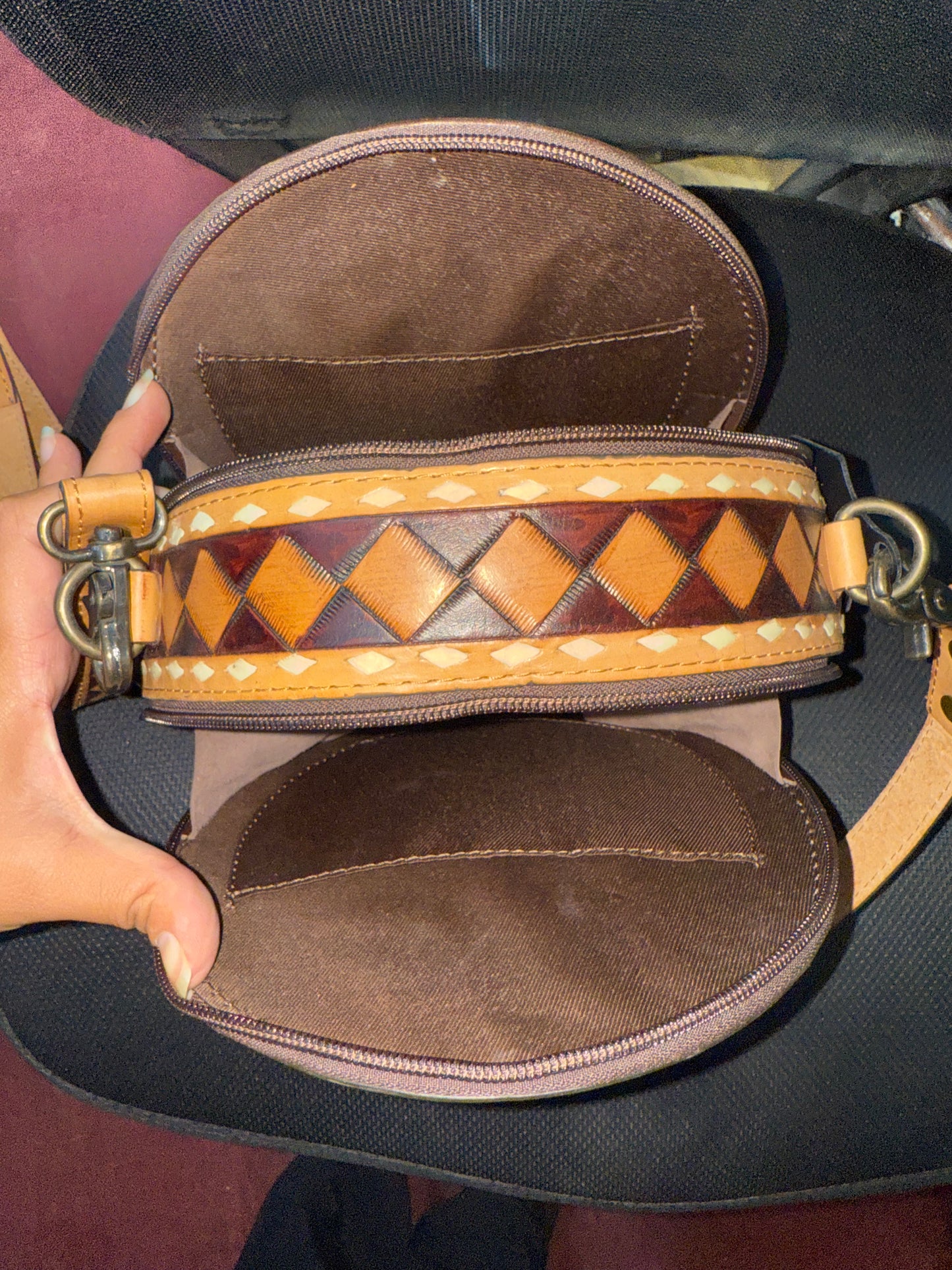 Checkered Rodeo Crossbody