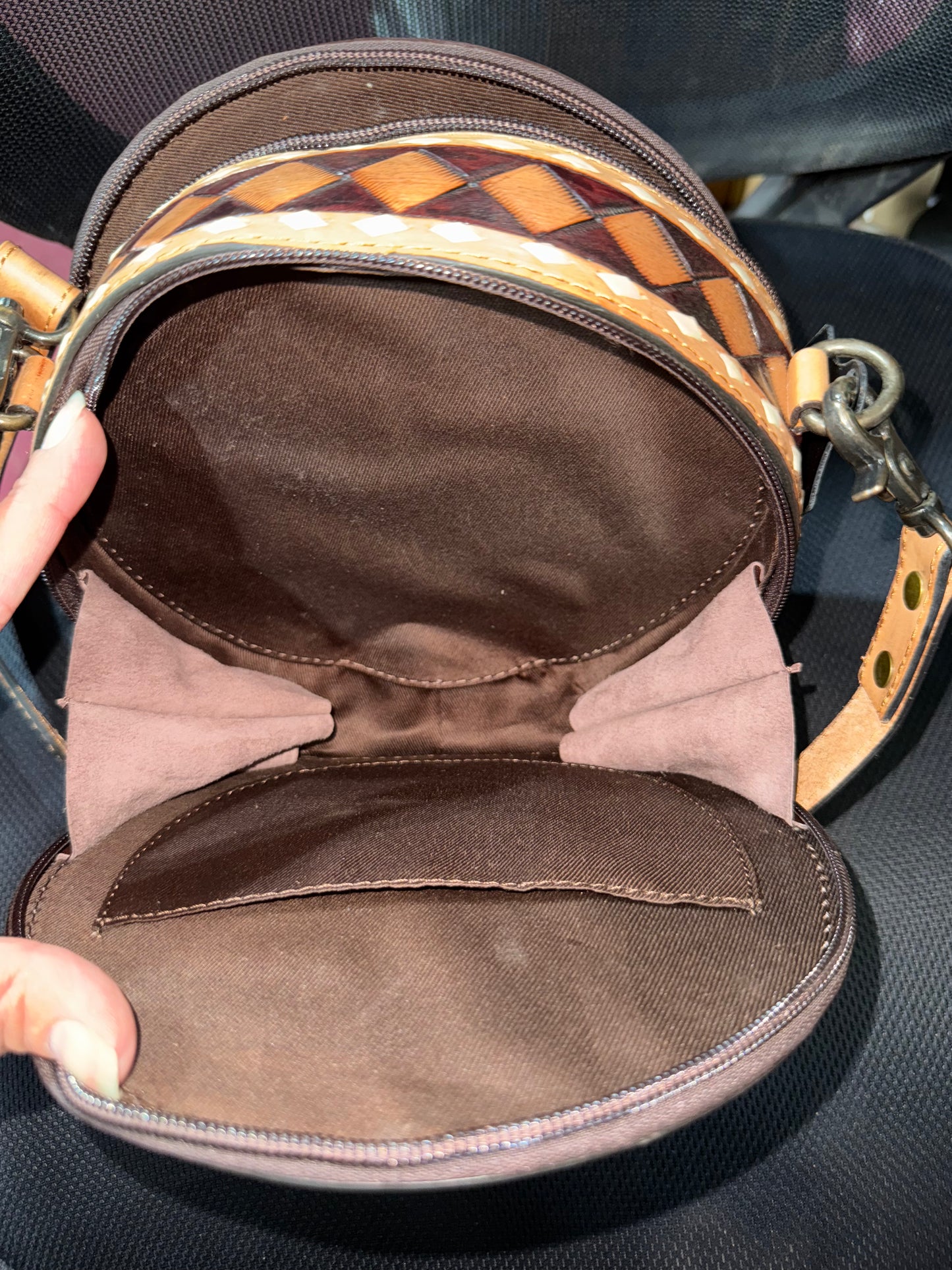 Checkered Rodeo Crossbody
